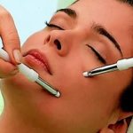 Microcurrent facial therapy