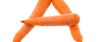 Vitamin A in carrots